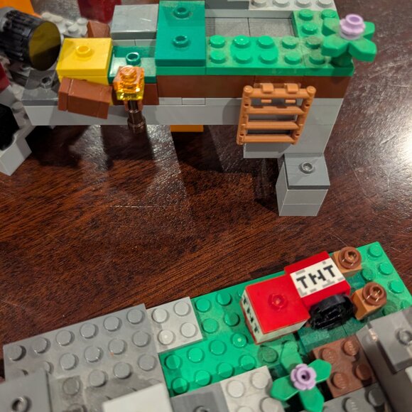 ⛏️ LEGO Minecraft Lot – Minifigs, Terrain, TNT, Mobs – Incomplete Sets - Picture 5 of 8